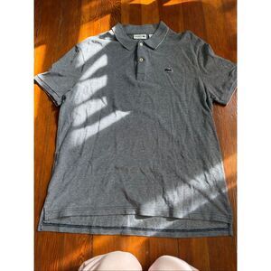 Lacoste Men’s Heather Gray Polo